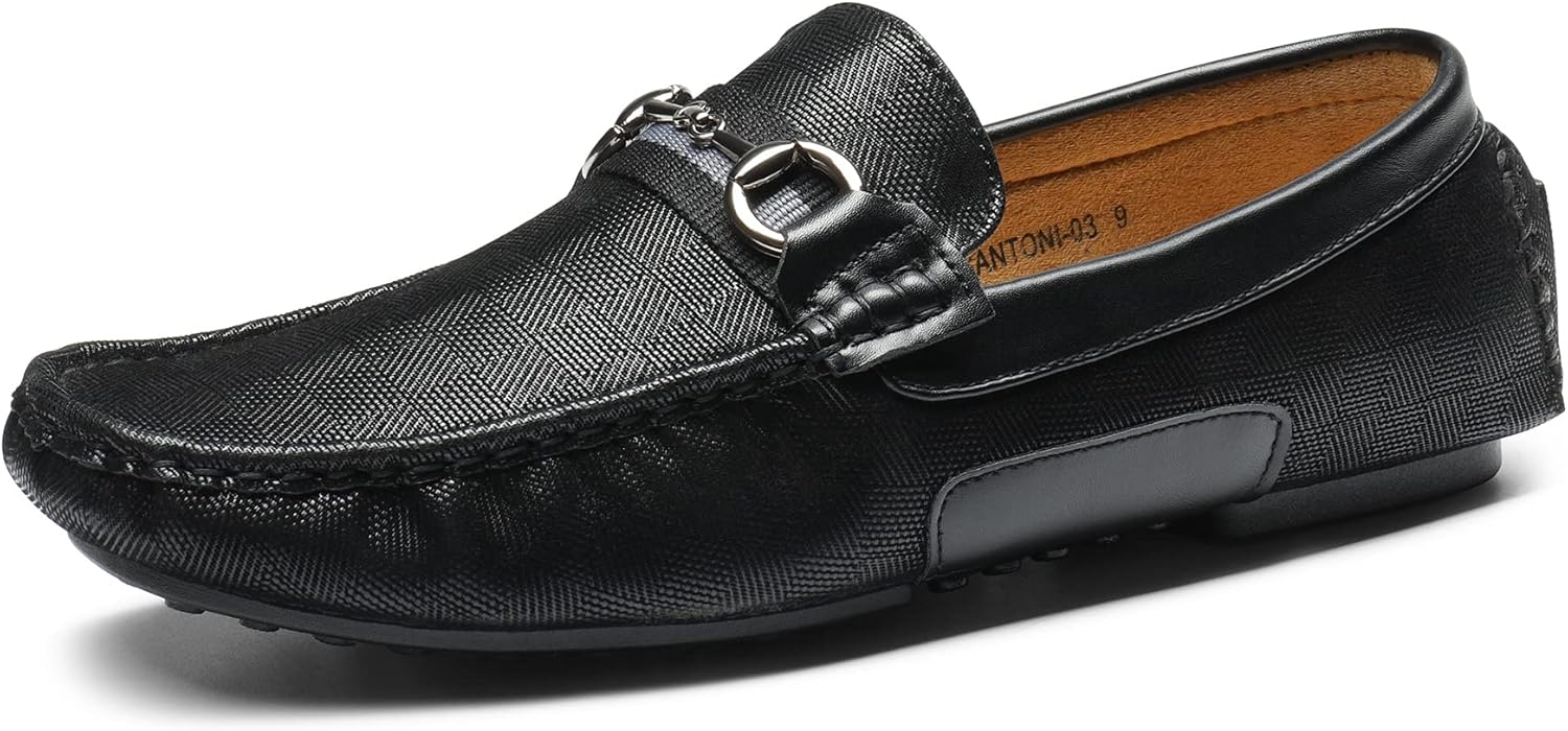Bruno Marc Men's Penny Loafers, Special Moccasins Shoes, Authentic Men's Shoes f...
