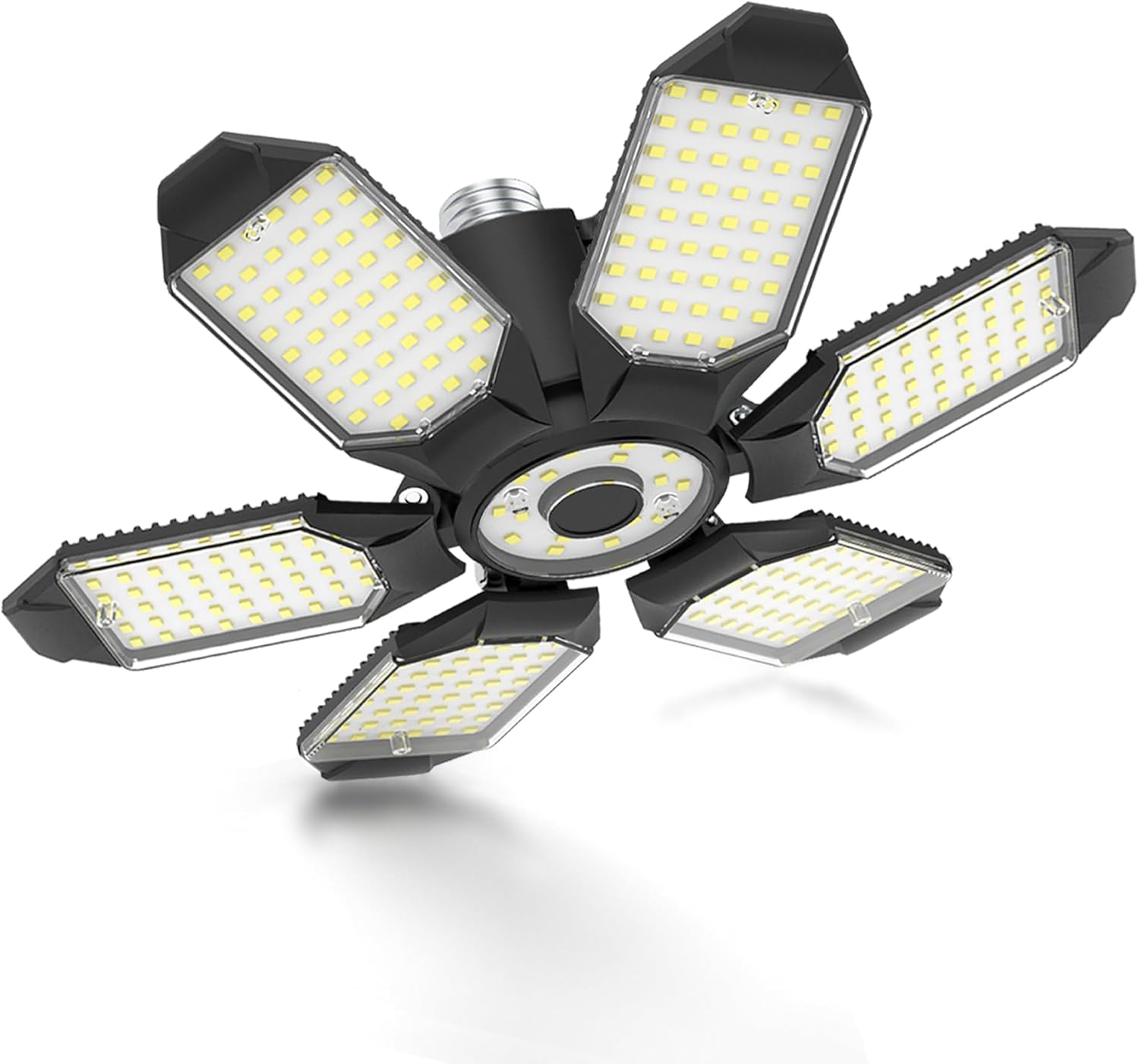 BRAINIAC LED Garage Light Bulbs, Special Garage Lighting with Adjustable Panels,...