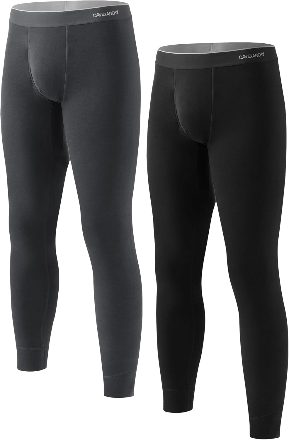 DAVID ARCHY Men's Thermal Underwear, Special Heavyweight Thermal Underwear for E...