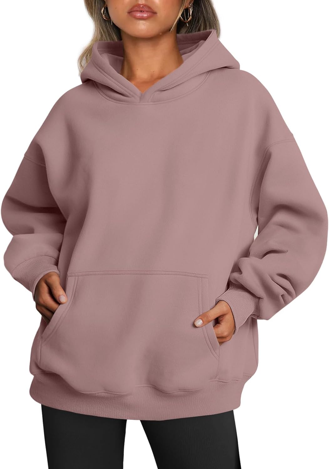 Trendy Queen Womens Oversized Hoodies Fleece Sweatshirts Long Sleeve Sweaters Pu...