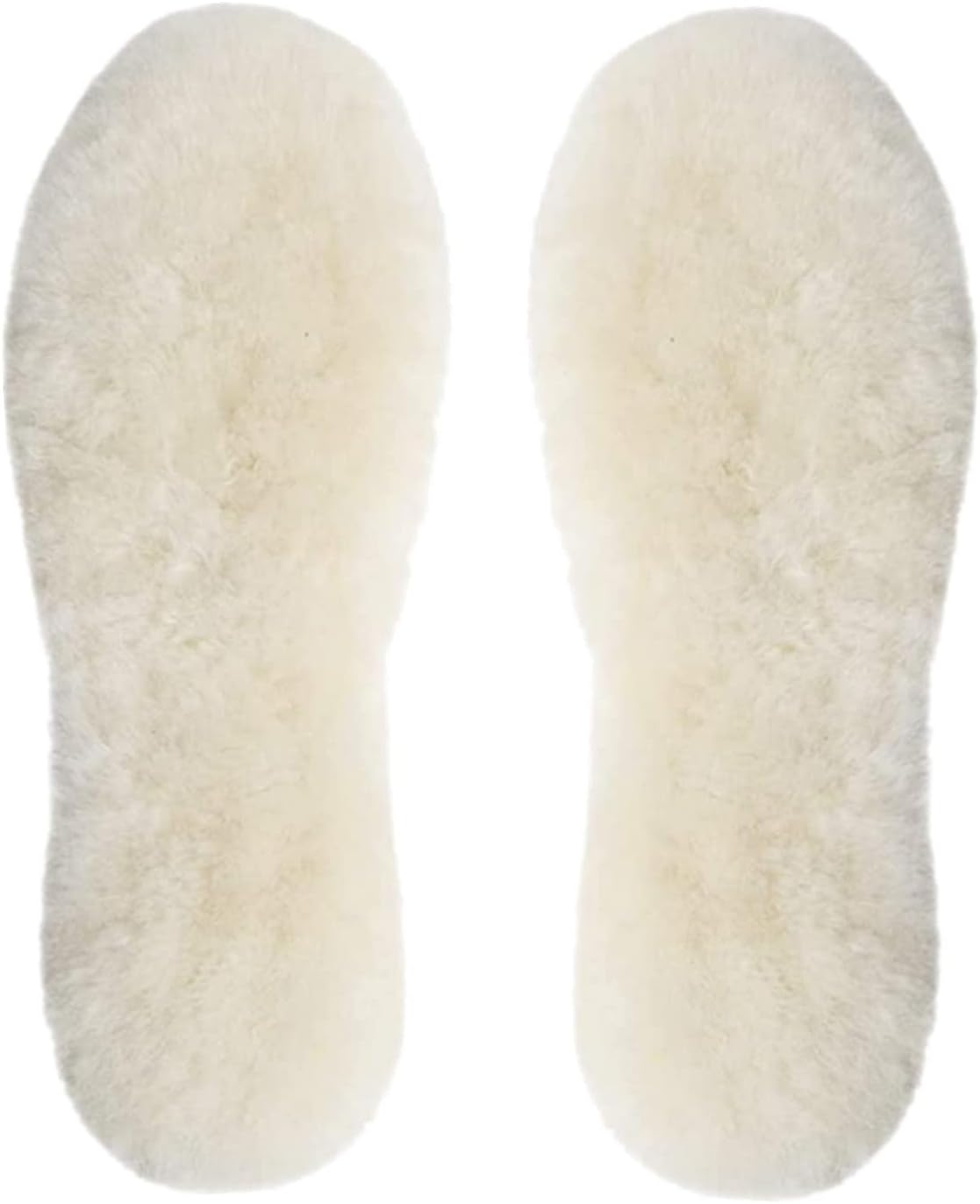 Sheepskin Insoles, Thick Warm Wool Insoles for Men Women, Warm Fleece Wool Insol...