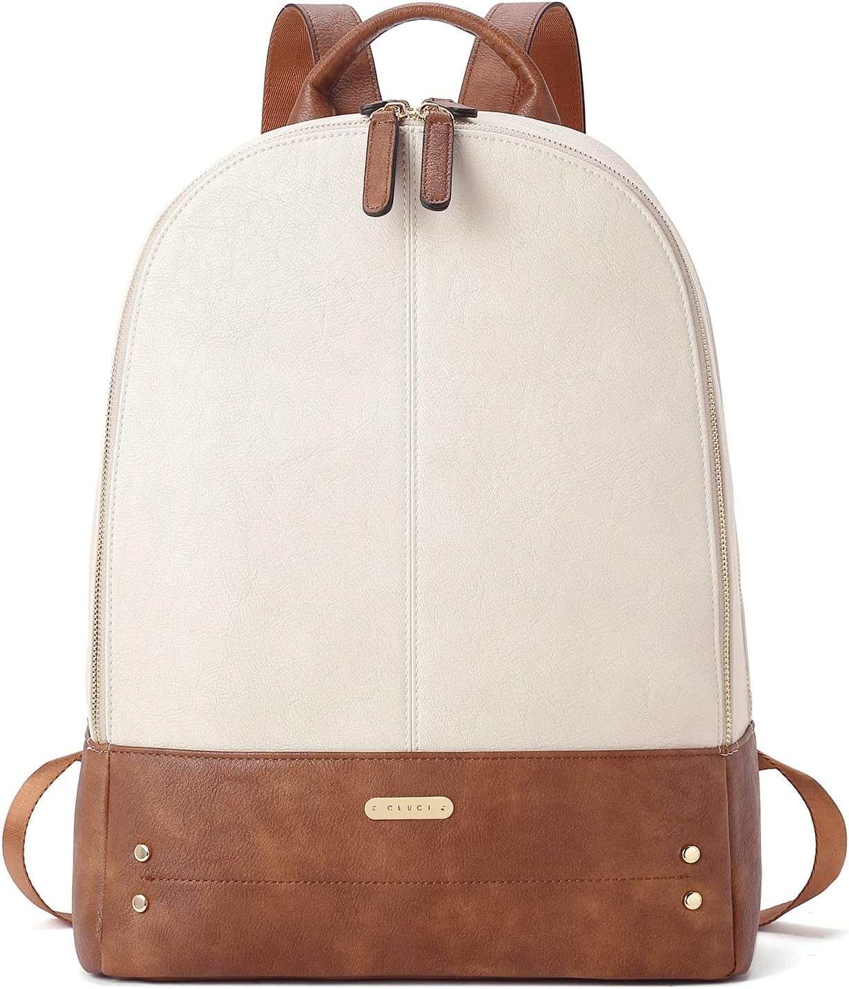 CLUCI Leather Laptop Backpack, Special Computer Backpack for Women, Innovative 1...