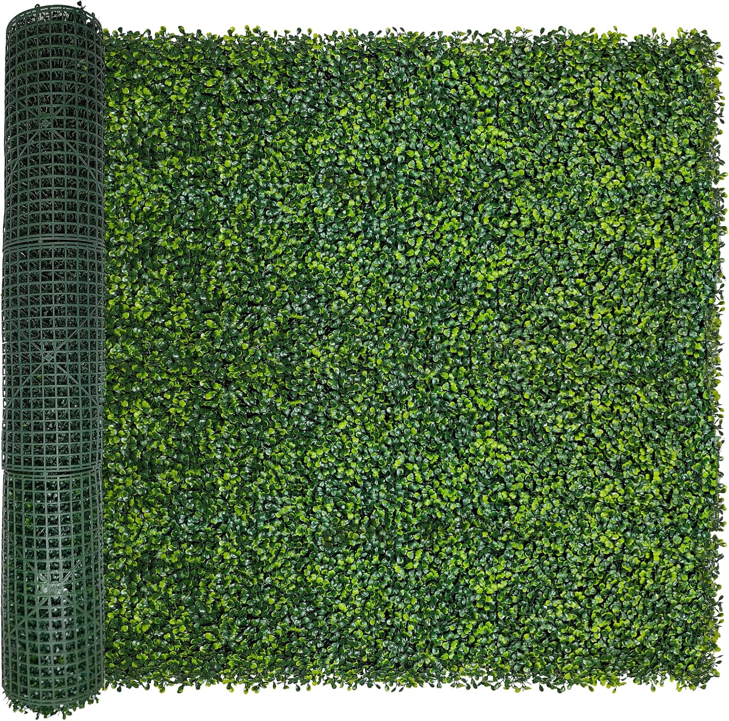 Artificial Boxwood Roll Panels,48 X 120 in(40 sqft) UV-Anti Artificial Ivy Priva...