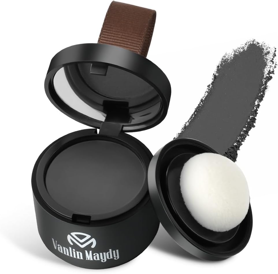 Instantly Hairline Powder, Hair Root Touch Up Powder Conceal Receding Hairline,...