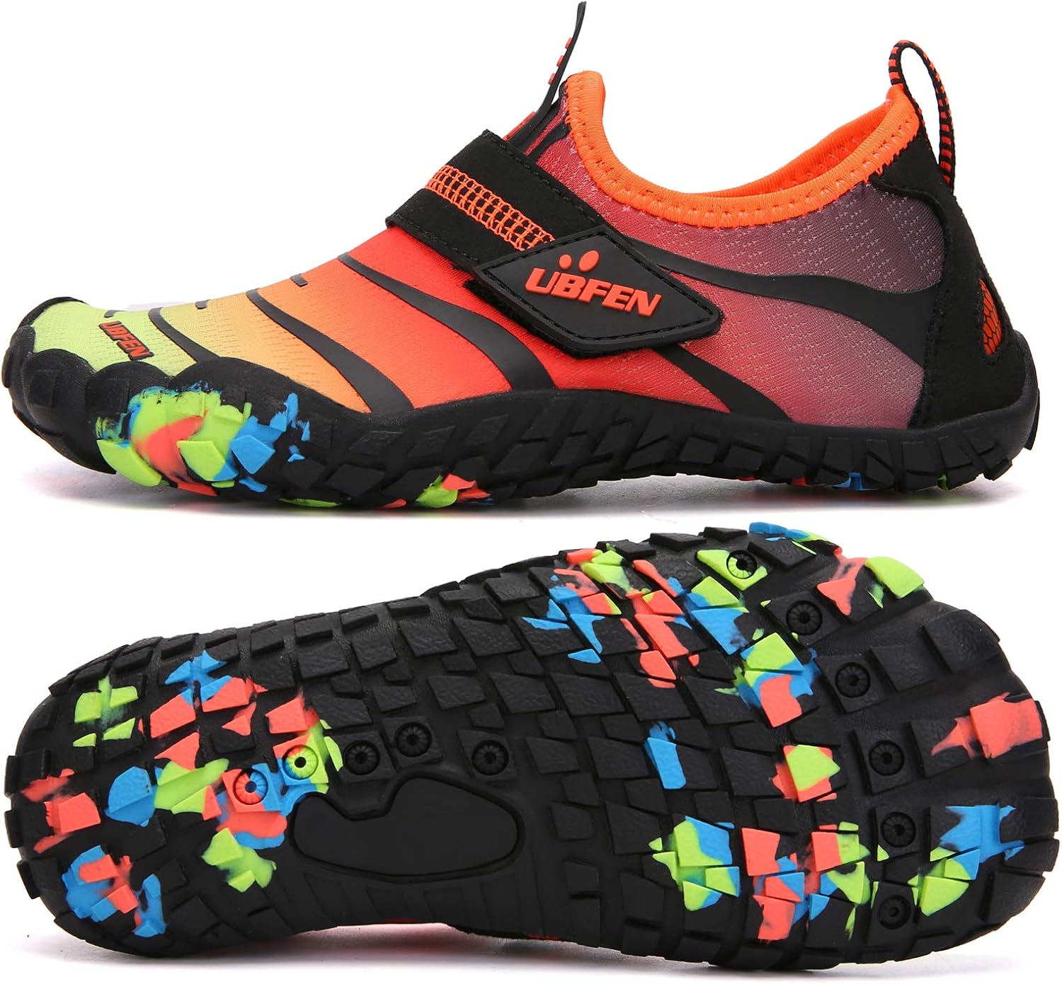 UBFEN Water Shoes, Special Aqua Socks for Kids Boys Girls, Innovative Barefoot B...