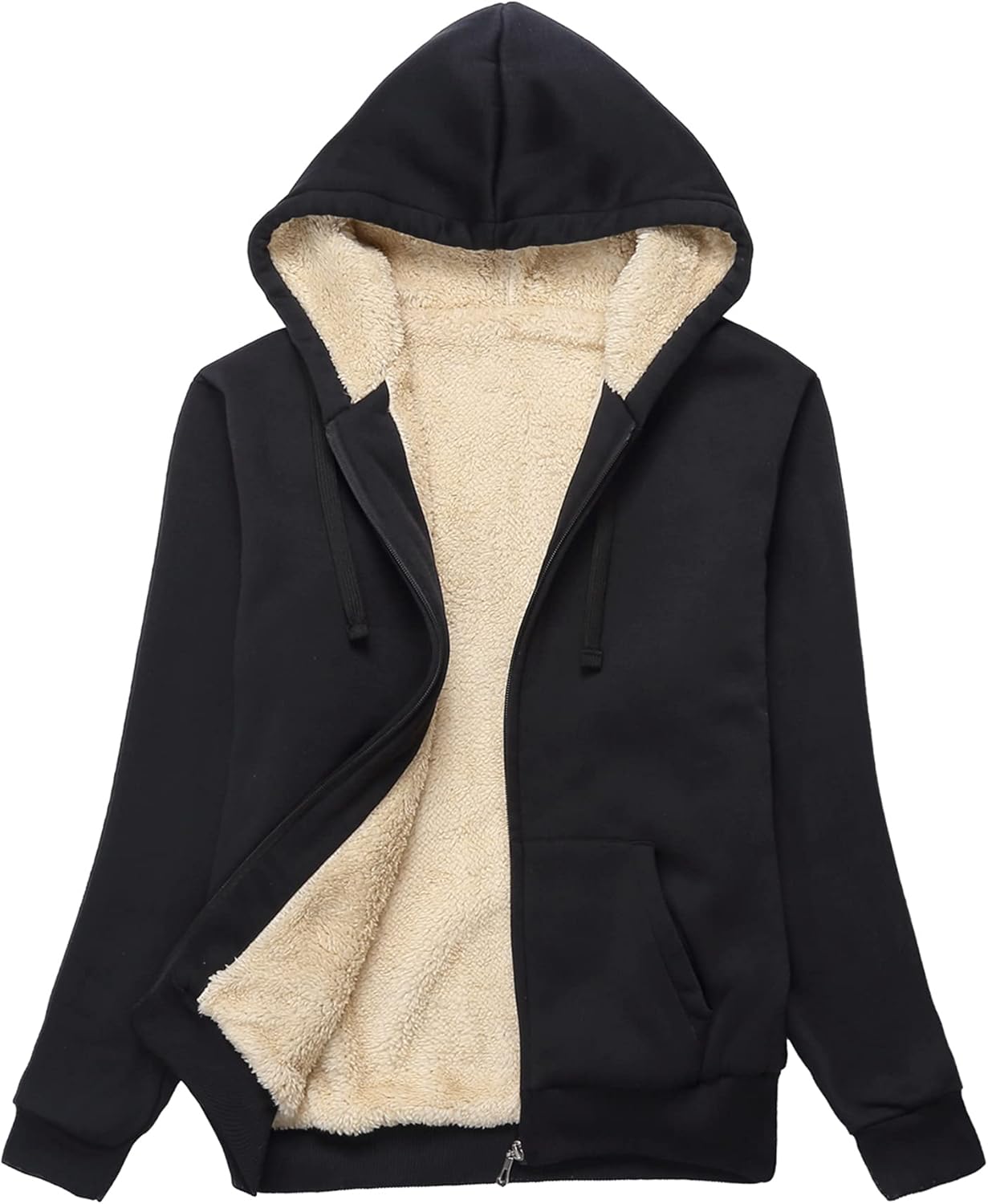 Winter Hoodie, SWISSWELL Women's Fleece Sweatshirt, Special Full Zip Up Hooded J...