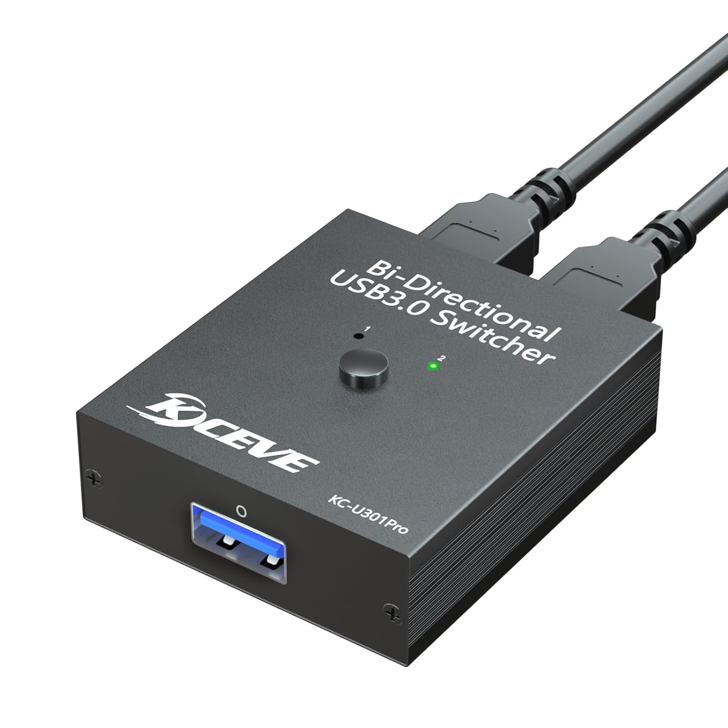 USB 3.0 Switch Selector, Bi-Directional USB Switch 2 in 1 out / 1 in 2 out, MLEE...