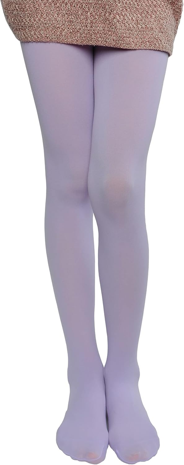 EVERSWE Girls Tights, Special Microfiber Dance Tights, High-Quality Semi Opaque...