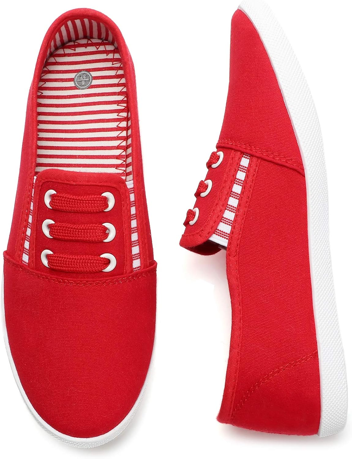 kufeiti Women's Canvas Slip On Shoes, Special Sneakers for Women Fashion, Innova...