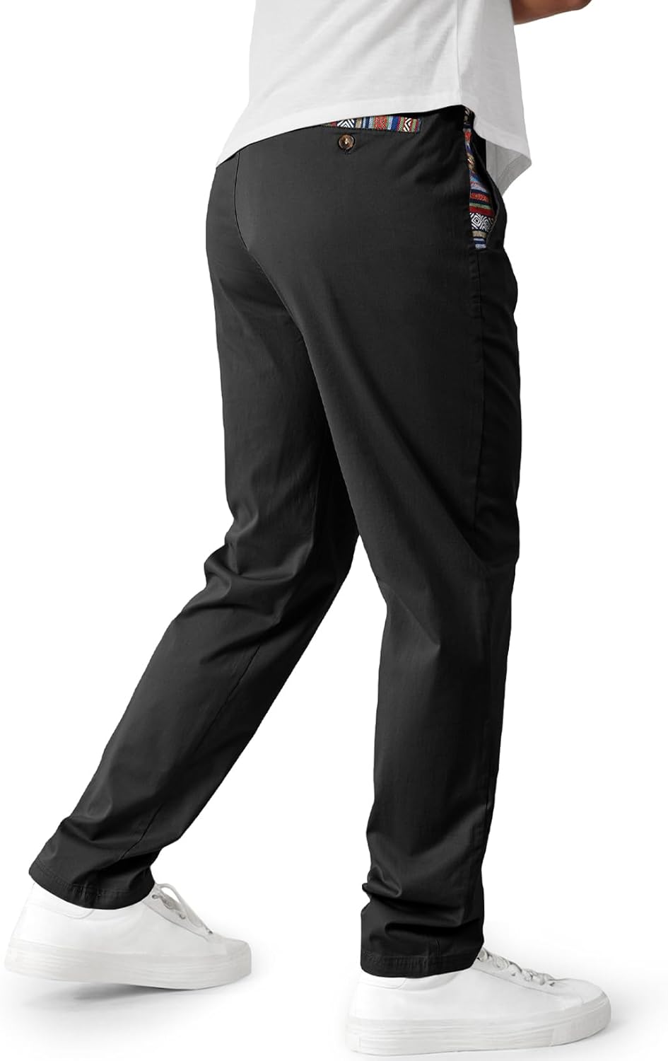Meilicloth Casual Pant Men Cotton Work Trousers Men Twill Golf Trousers for Men...