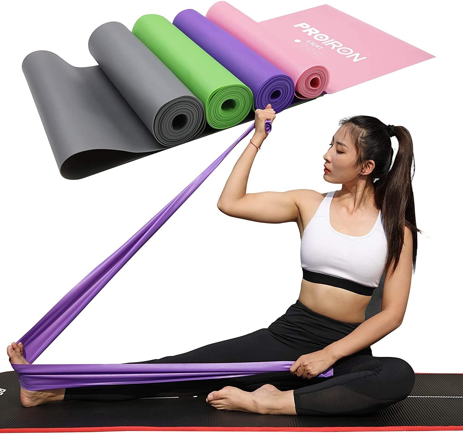 PROIRON Latex-Free Resistance Bands, Special Exercise Bands for Strength Trainin...