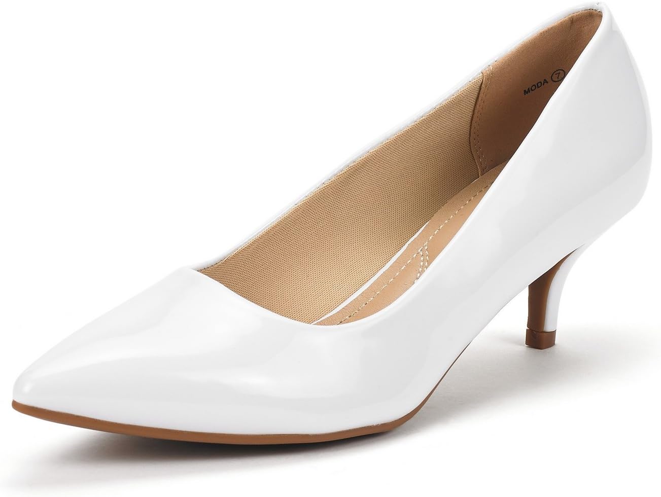 DREAM PAIRS Women's Pumps, Special Kitten Heel Pointed Toe Shoes for Women, Comf...
