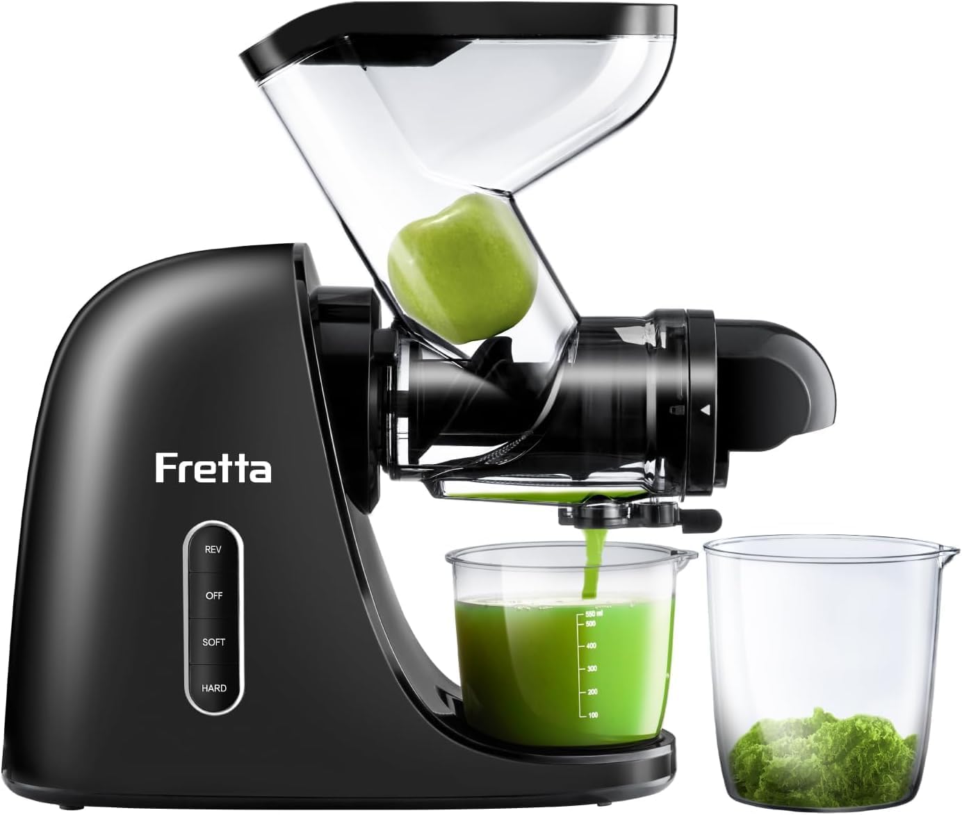 Masticating Slow Juicers, 3-inch Wide Feeding Chute Cold Press Juicer, Celery Ju...