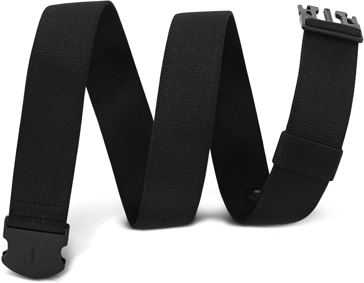 WHIPPY Mens Elastic Stretch Work Belt Unisex Adventure Web Sports Belt with Meta...