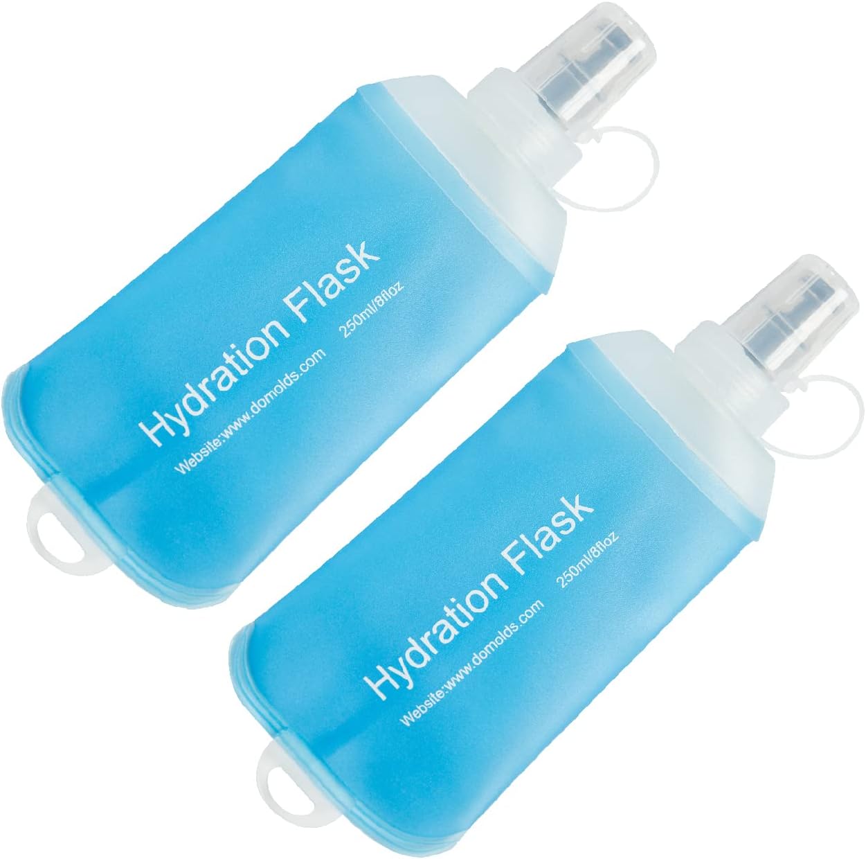 AXEN 250ML Soft Flask, TPU Foldable Running Hydration Flask, Soft Collapsible Wa...