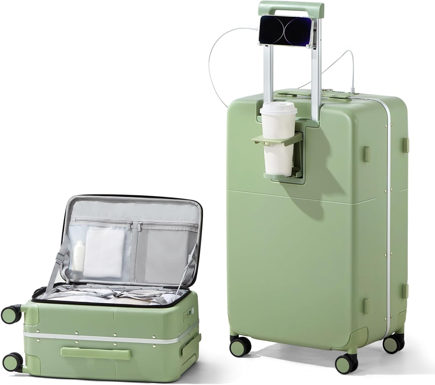 Hanke Luggage 28 Inch Large Suitcases with Wheels,Top Opening Checked Luggage Ha...