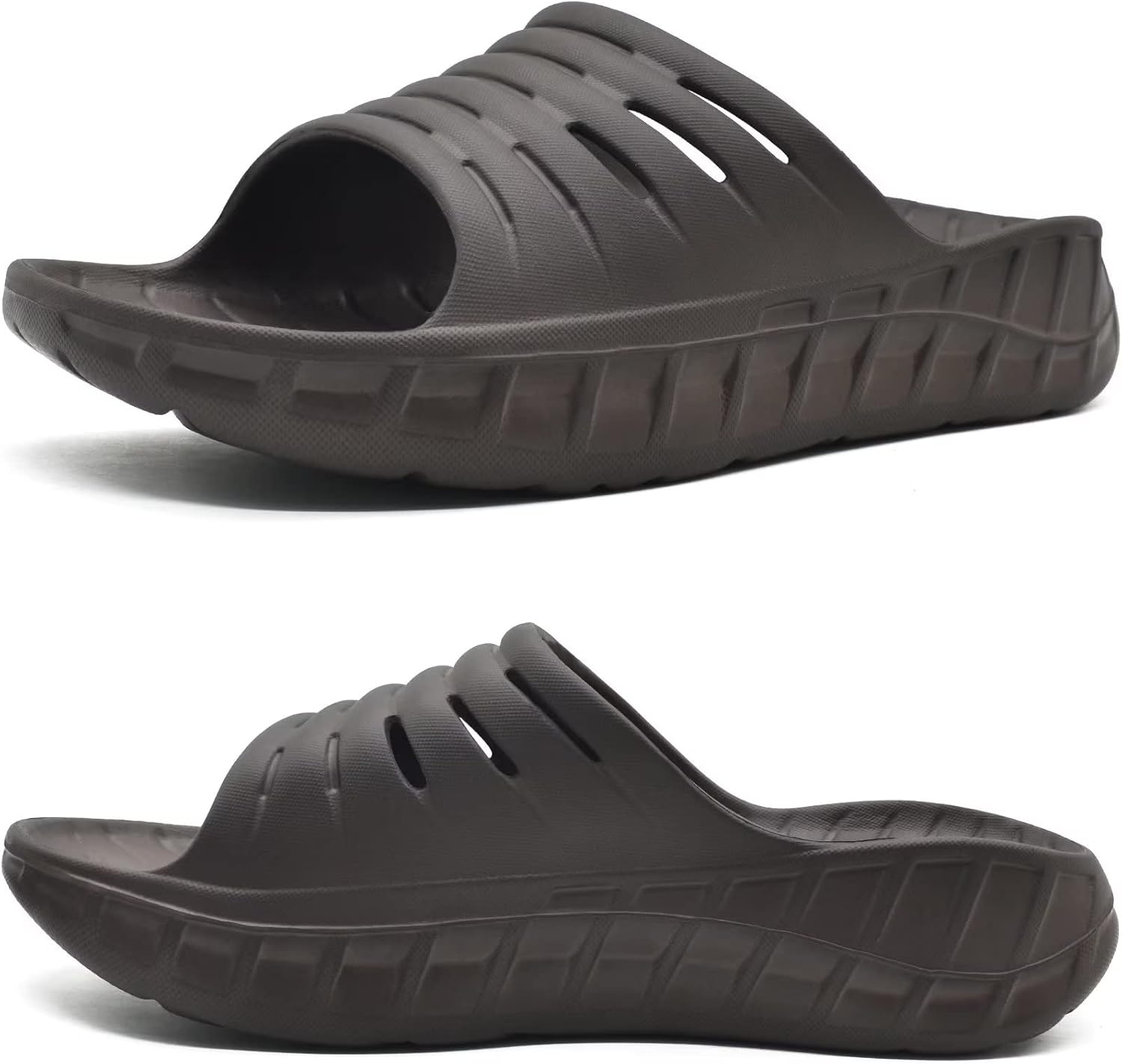 KuaiLu Mens Recovery Sandals, Special Orthotic Thick Cushion Sandals Open Toe Sp...