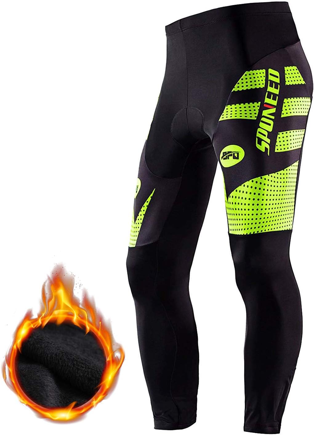 sponeed Men's Bicycle Pants, Special 4D Padded Road Cycling Tights, Innovative L...