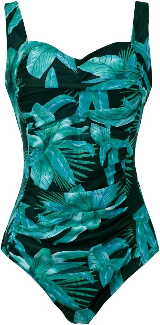 Aidotop Womens One Piece Swimsuit, Special Swimsuit for Tummy Control with Ruche...