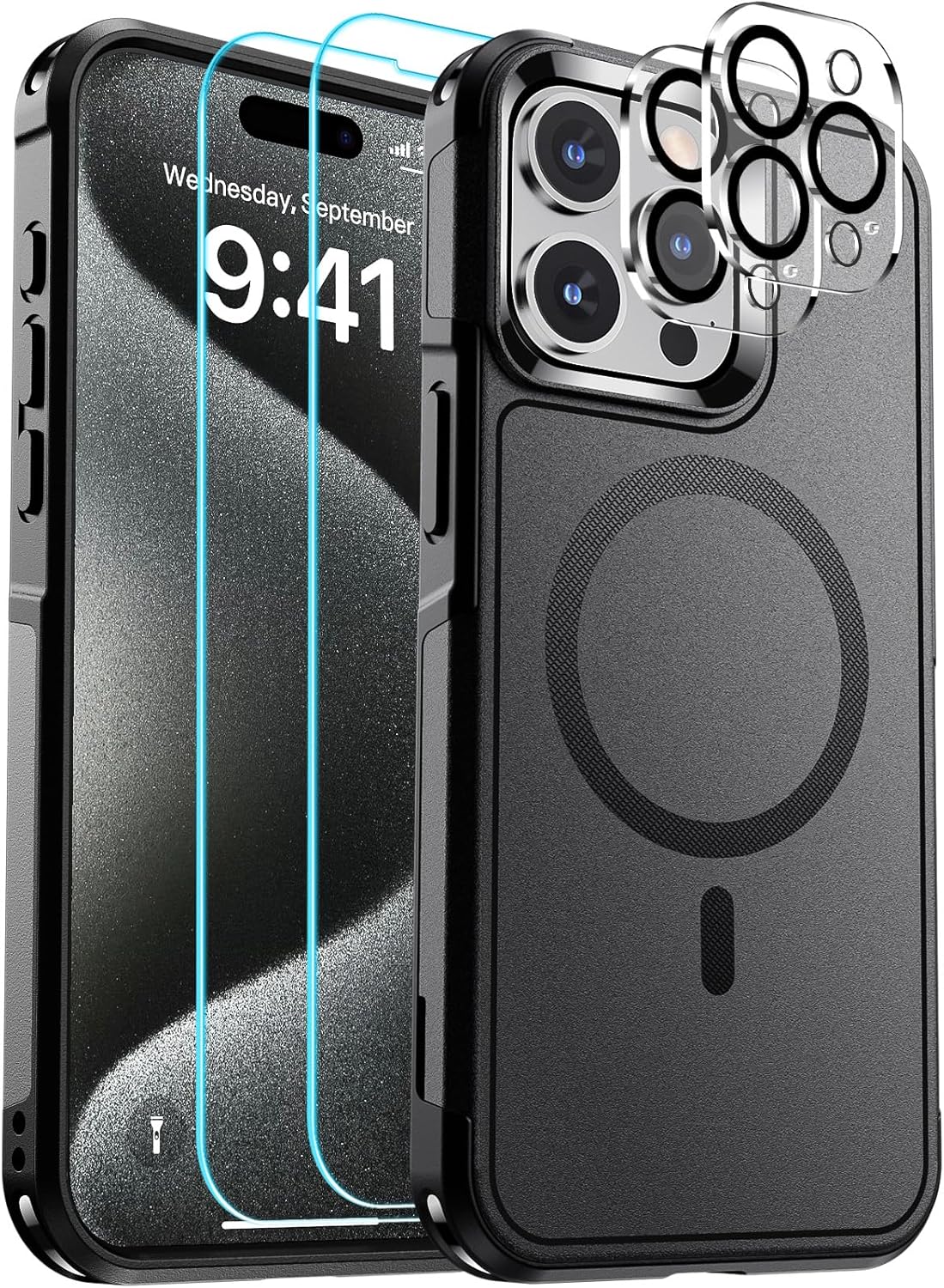 SUPFINE iPhone 15 Pro Case, Special Phone Case for [Compatible with MagSafe], Hi...