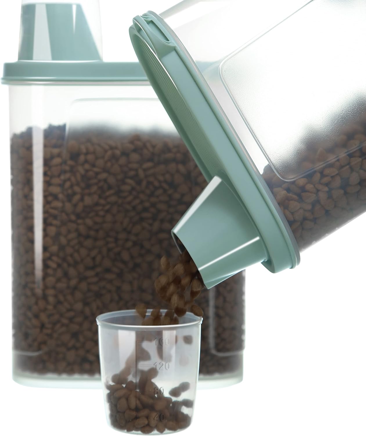 Citylife 2 Pack Dog Food Storage Container Airtight Cat Pet Food Storage Contain...