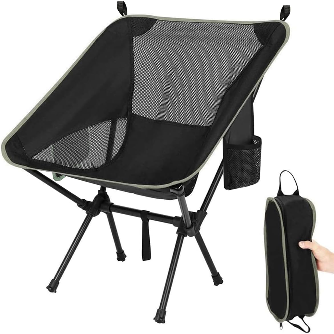 Nestling Portable Ultralight Folding Chair Camping Chair for Outdoor, Camping, P...