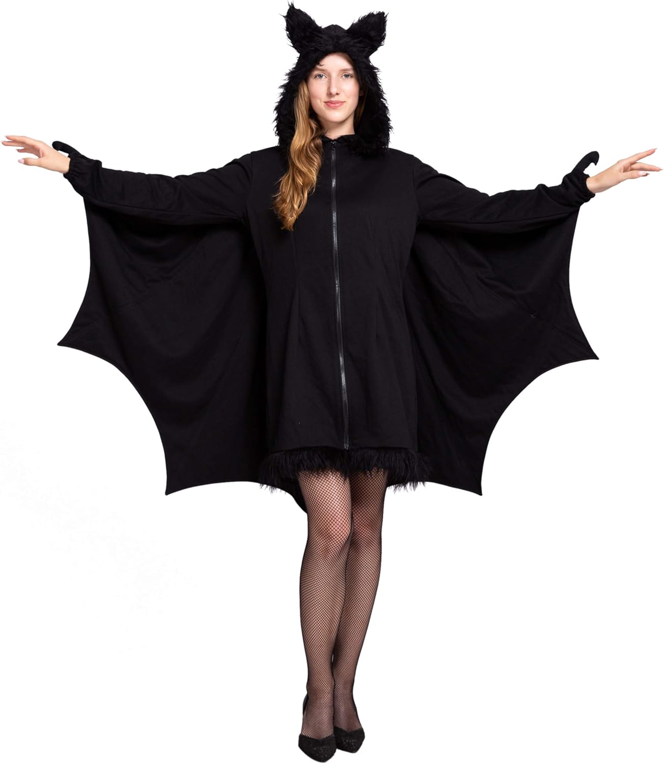 Spooktacular Creations Black Bat Costume, Special Halloween Costumes for Adults,...
