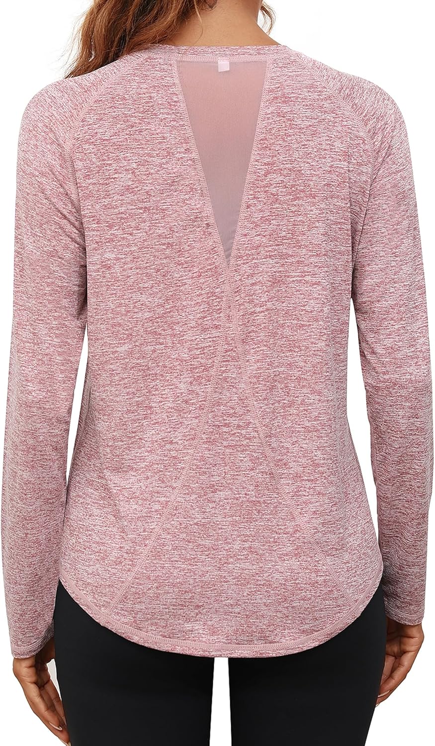 Gyabnw Women Activewear Gym Tops Ladies Workout Long Sleeve Running Tee Yoga Spo...