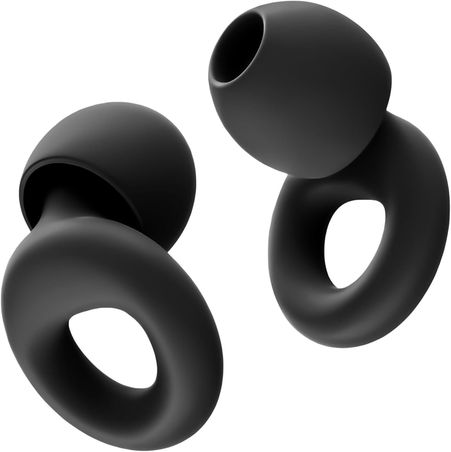 HOYIO Ear Plugs for Noise Reduction–2 Pairs Super Soft, Reusable Hearing Protect...