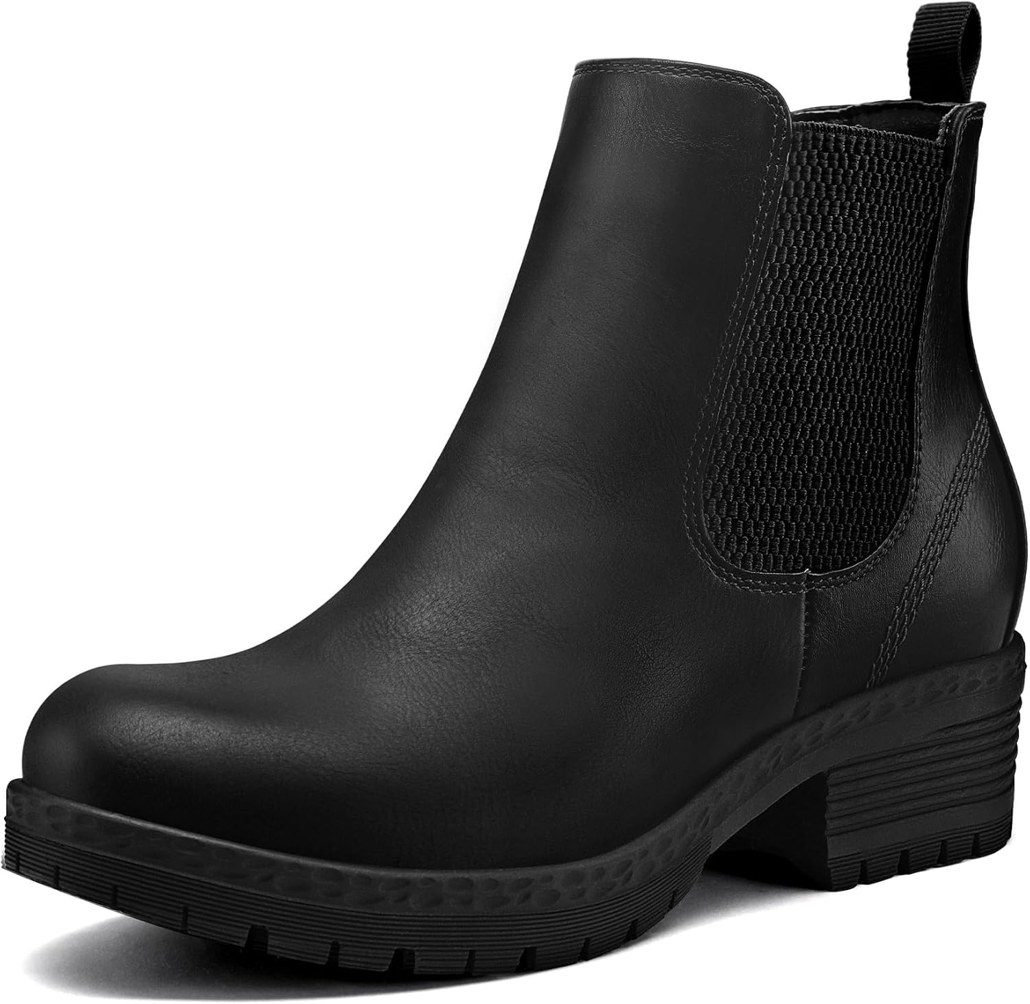 Mysoft Women's Chelsea Ankle Boots, Special Ankle Boots with Side Zipper and Chu...