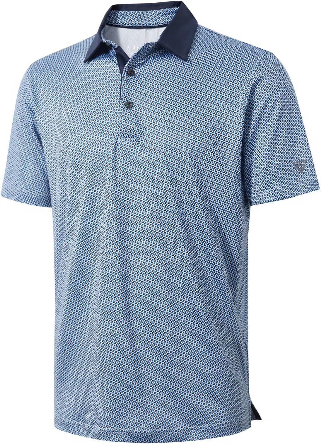 Men's Golf Polo Shirts, Special Short Sleeve Striped Performance Shirts, Innovat...