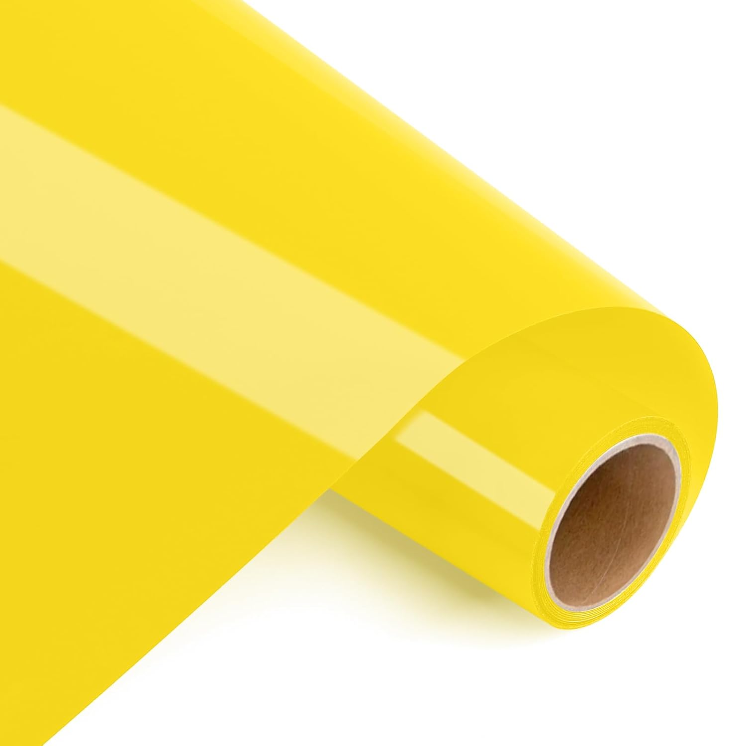 Prime Vinyl Heat Transfer Vinyl 12" x 4ft Iron On Vinyl for T-Shirts, Yellow HTV...