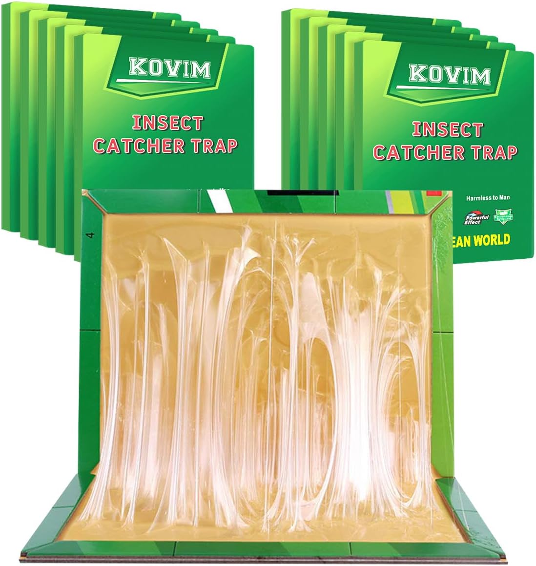 Pest Trap Pads Board - Large Extra Strong Sticky Trap for Multiple Insects in In...