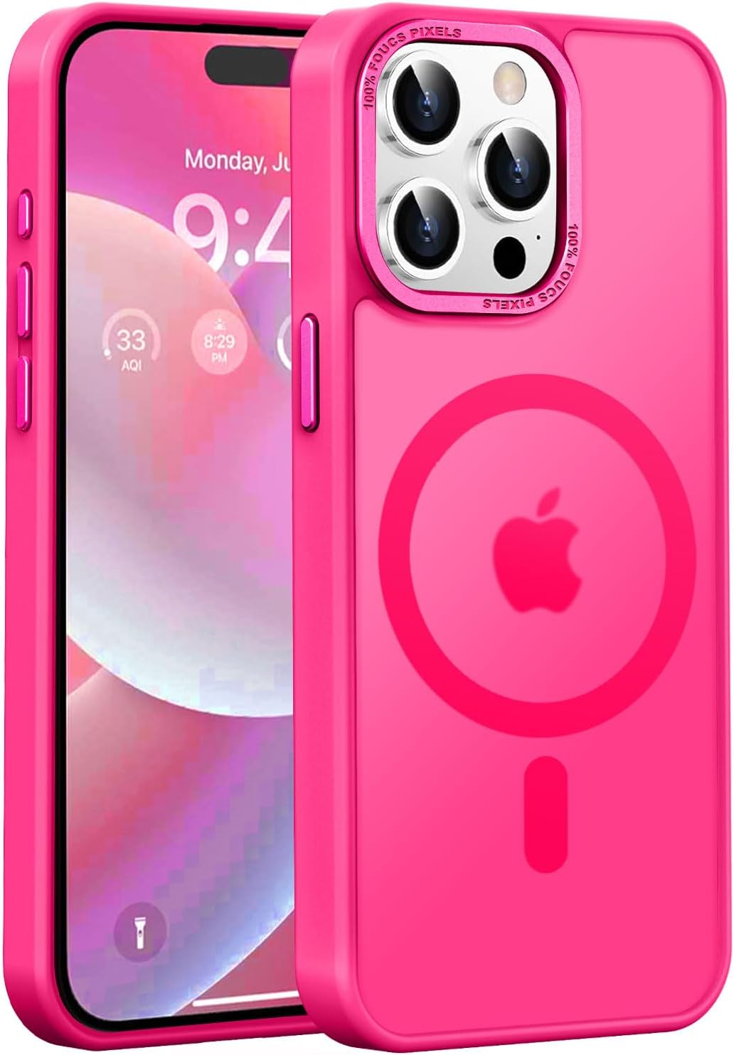 Upgraded Magnetic for iPhone 15 Pro Max Case [Compatible with Magsafe] [Mil-Grad...