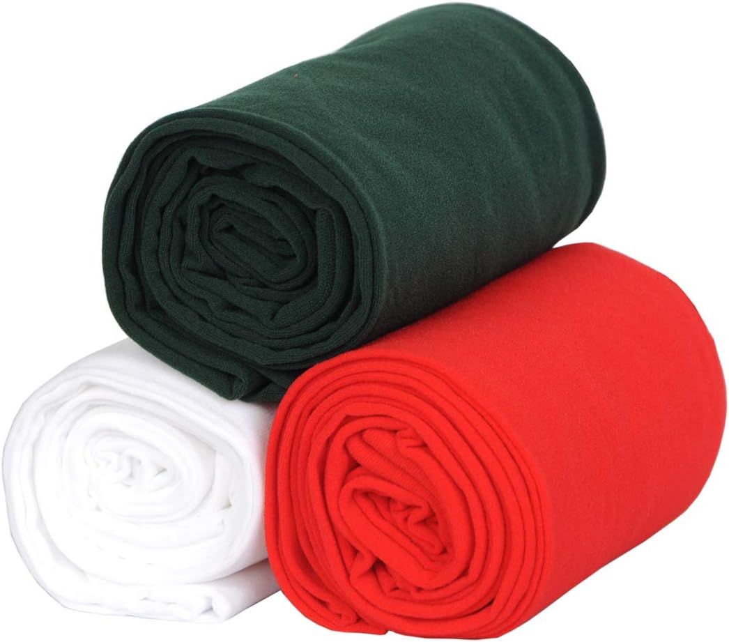 EVERSWE 3-Pack Girls Microfiber Tights Multiple Colors 2-4 Years Red/Dark Green/...