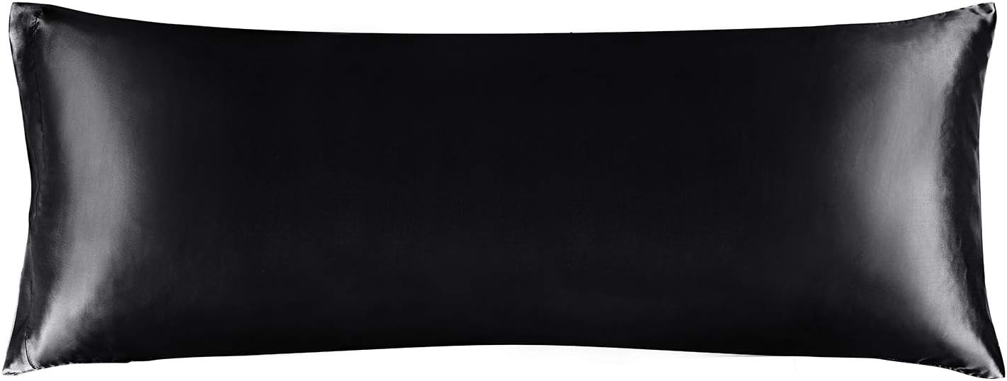 BEDELITE Satin Silk Body Pillow Pillowcase for Hair and Skin, Premium and Silky...