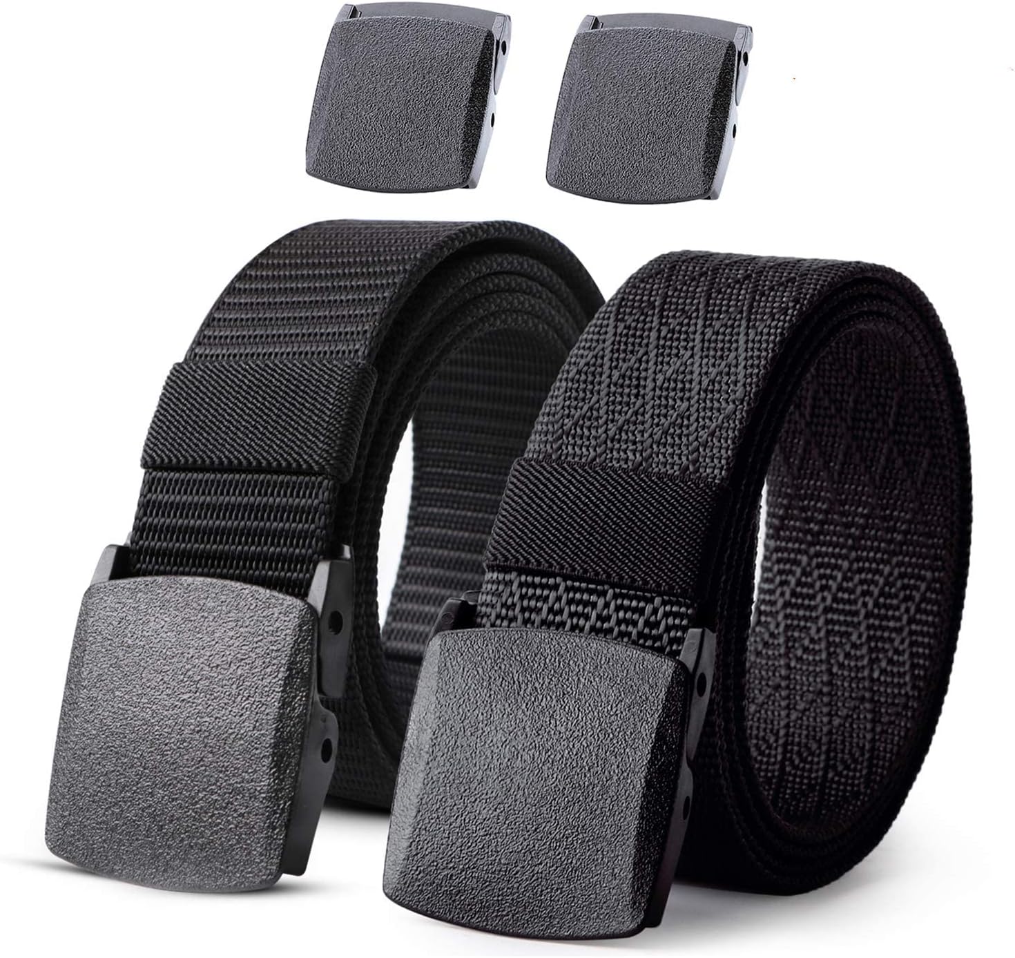 JASGOOD Nylon Military Tactical Men Belt, Special Webbing Canvas Outdoor Belt fo...