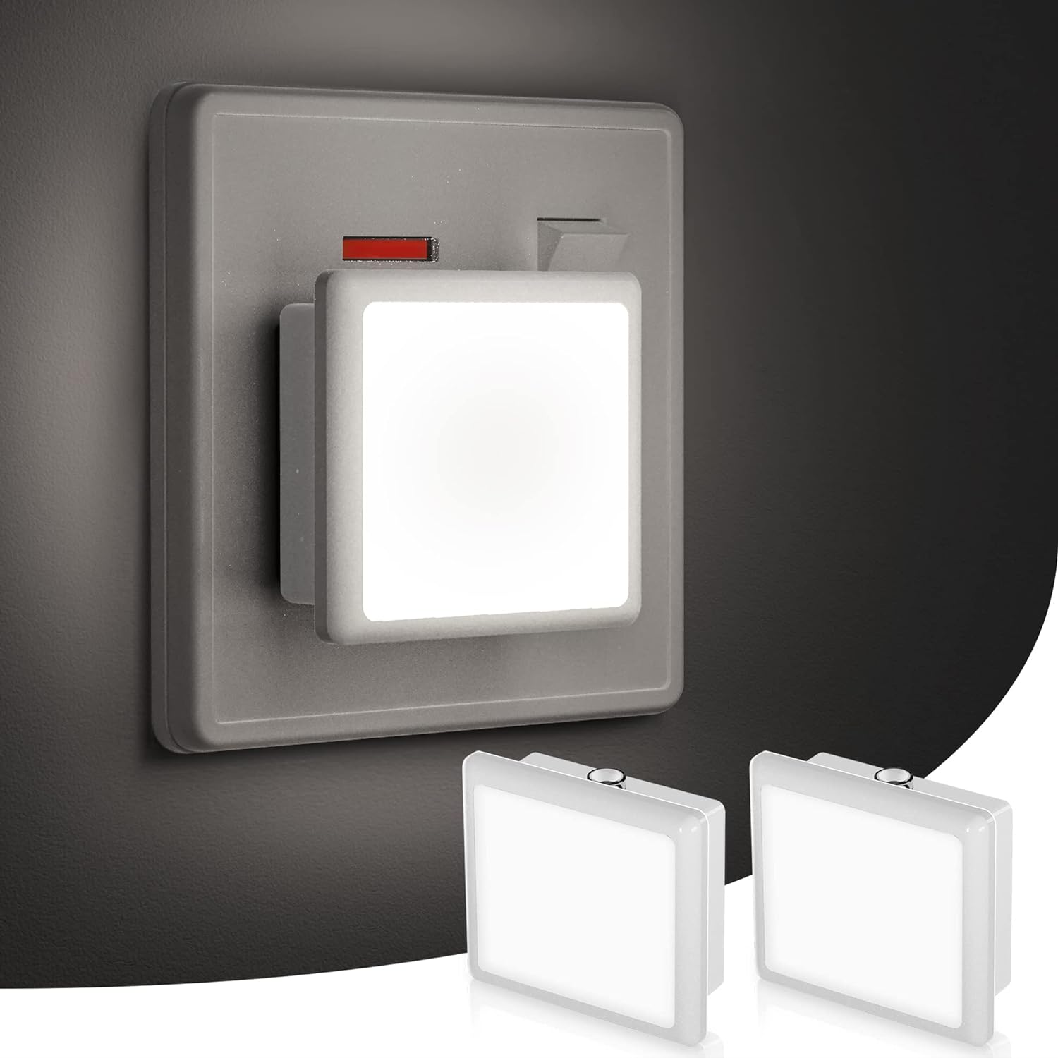 LOHAS-LED Night Light[2 Pack], Night Light Plug in Wall with Dusk to Dawn Photoc...