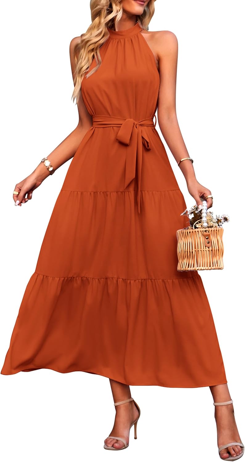 Stylish PRETTYGARDEN Women's Summer Dress, Unique Floral Maxi Sun Dress with Sle...