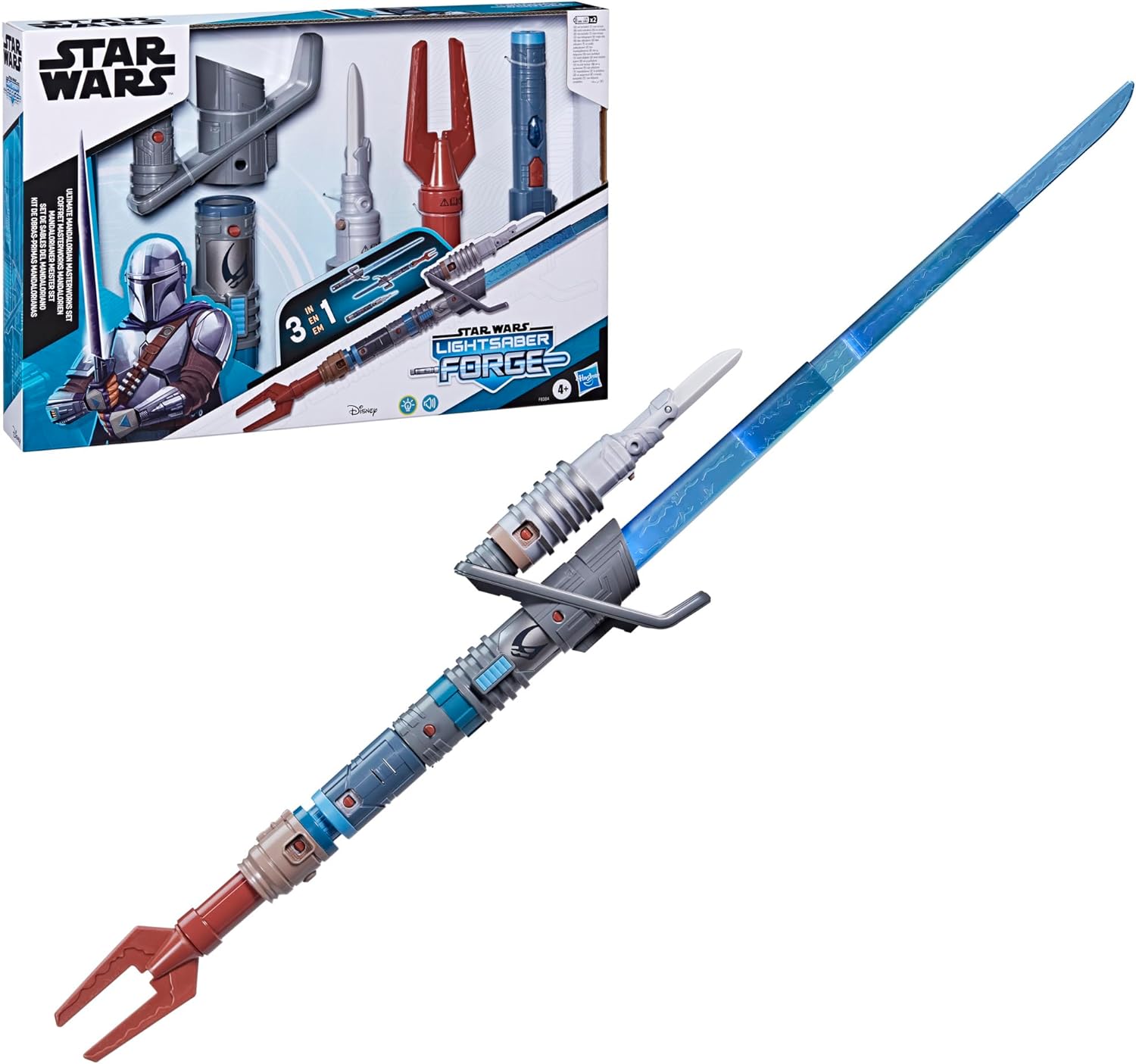 STAR WARS Lightsaber Forge Ultimate Mandalorian Masterworks Set, Officially Lice...