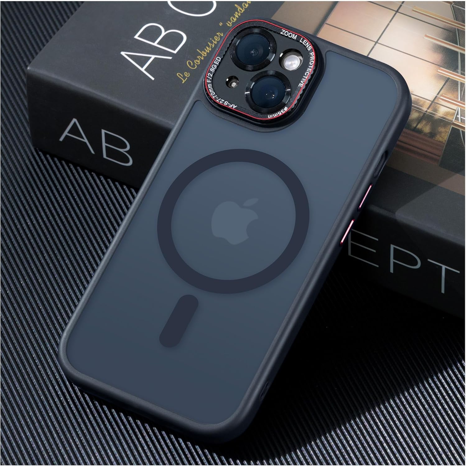 JUESHITUO for iPhone 13 Case, Special MagSafe Case with Integrated Camera Lens P...