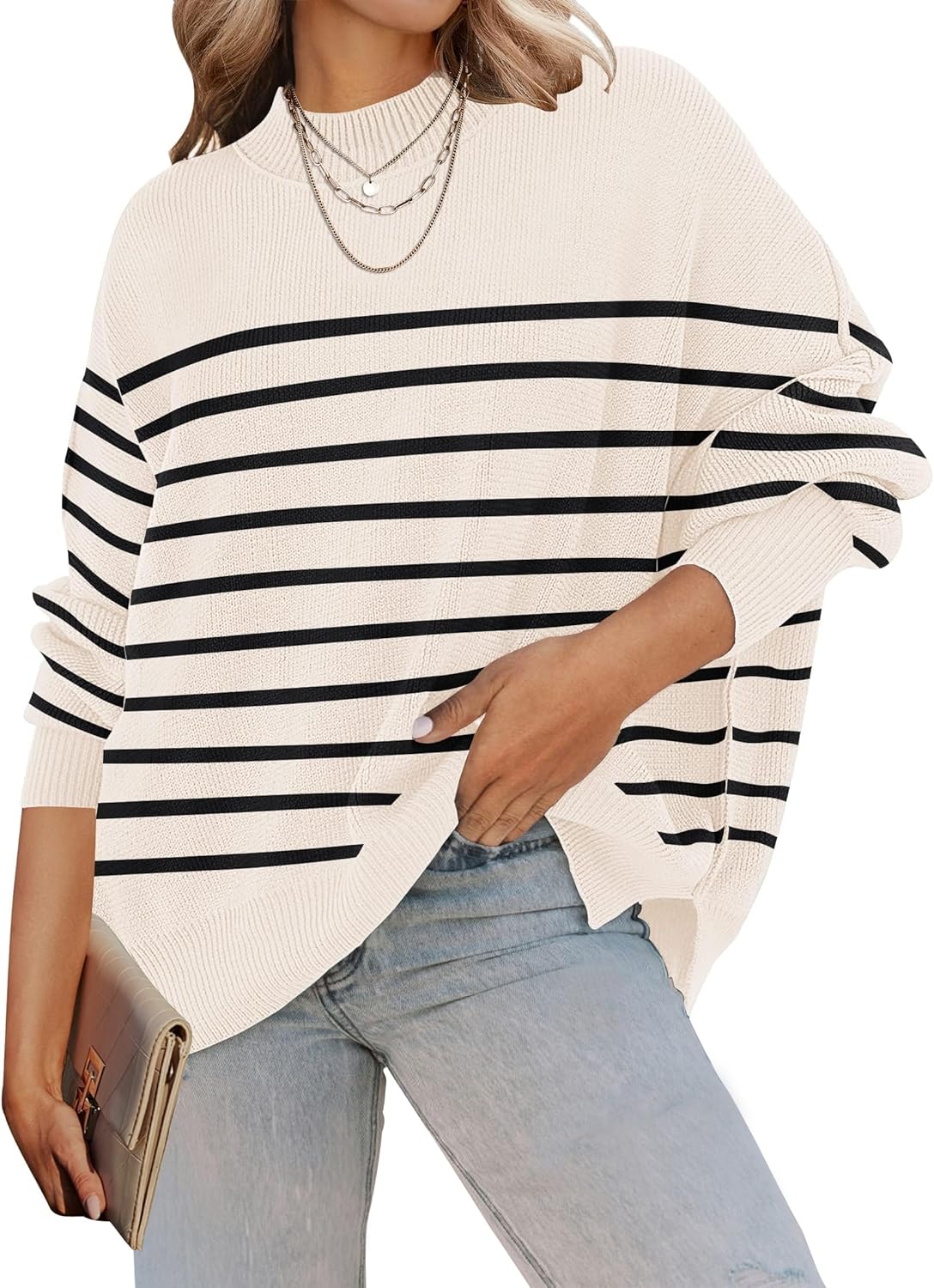 ZESICA Fall Sweater, Special Women's 2024 Casual Long Sleeve Top, Innovative Cre...