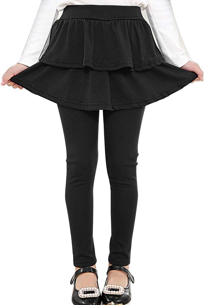 Auranso Girls School Uniform Pants, Special Kids Clothing with Ruffle Tutu, Inno...