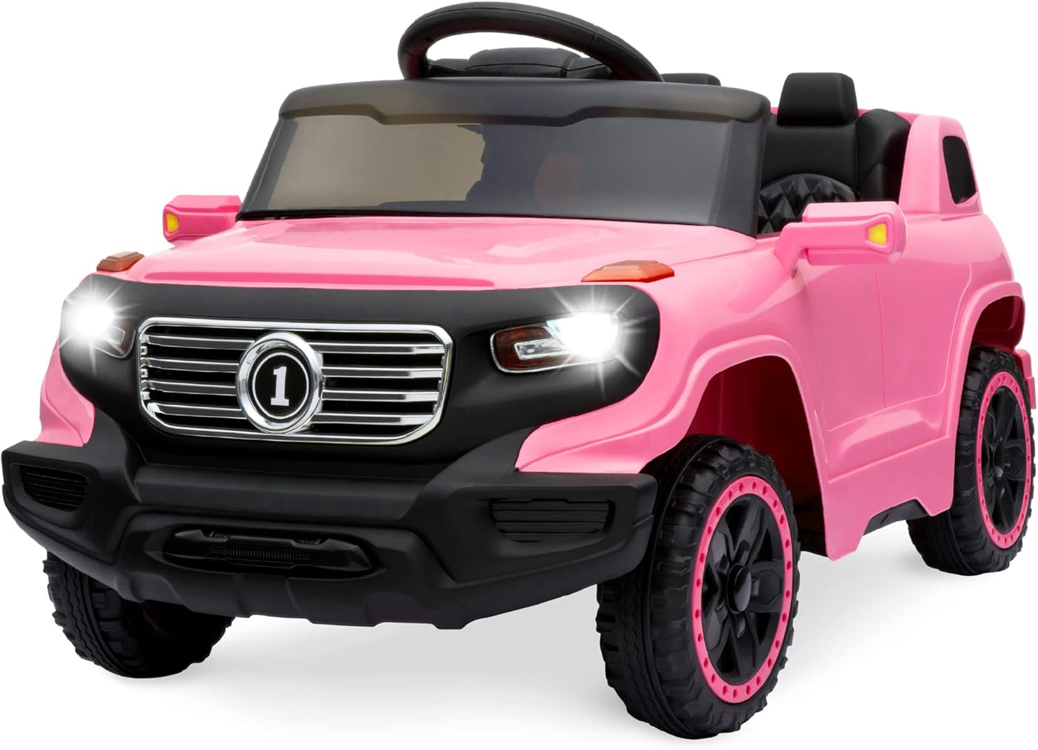 Best Choice Products Kids 6V Ride On Truck w/Parent Remote Control, 3 Speeds, LE...