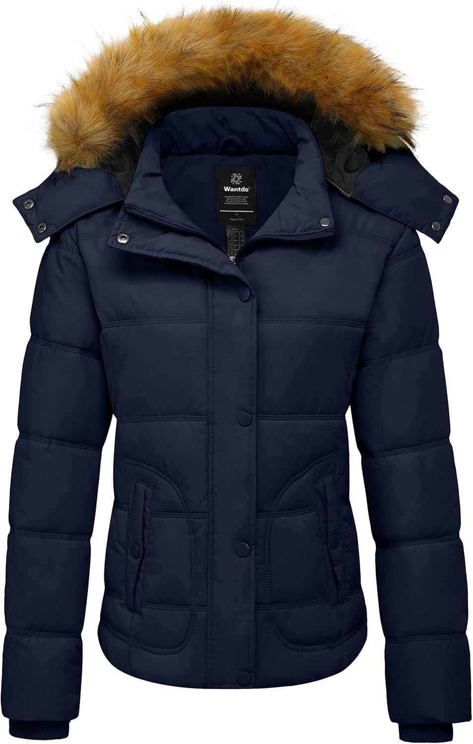 Warm Wantdo Women's Hooded Winter Coat, Special Thicken Quilted Puffer Jacket, I...