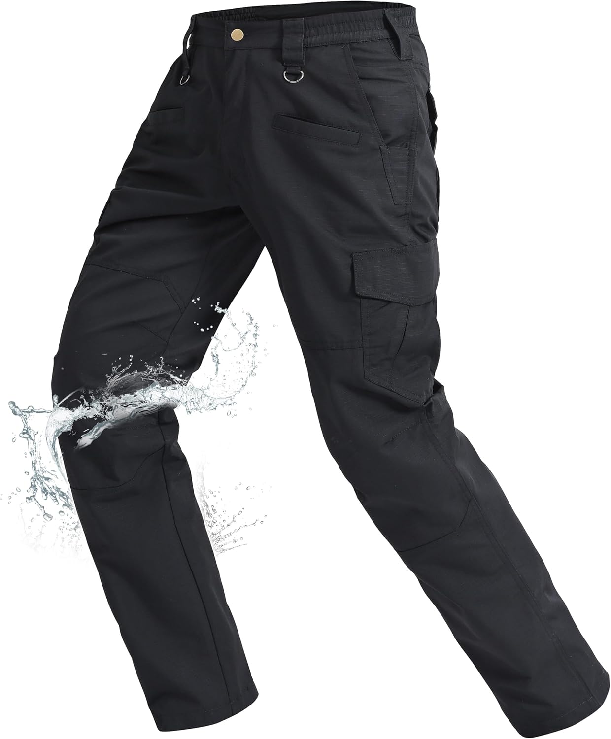 Rapoo Ripstop Water Resistant Cargo Tactical Pants for Men EDC Hiking Work Milit...