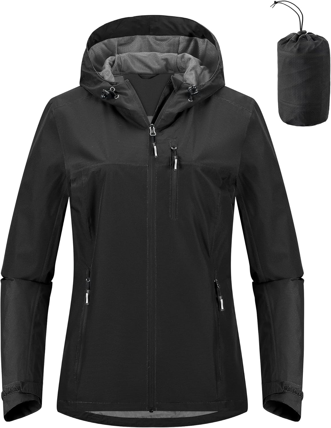 Outdoor Ventures Packable Rain Jacket, Lightweight Waterproof Raincoat with Hood...