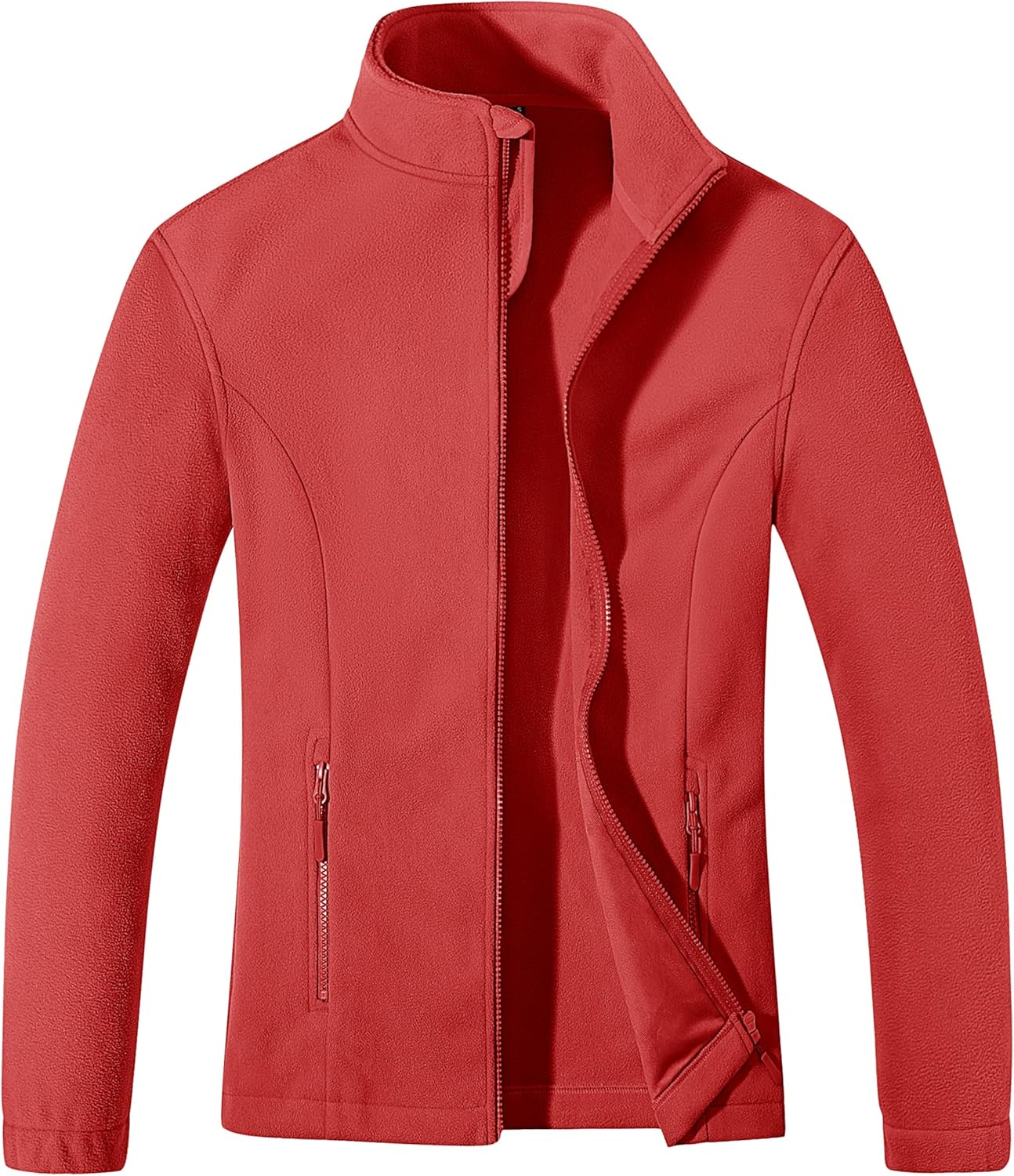 MAGCOMSEN Women's Fleece Jacket, Special Zip Up Coat Lightweight Soft, Innovativ...
