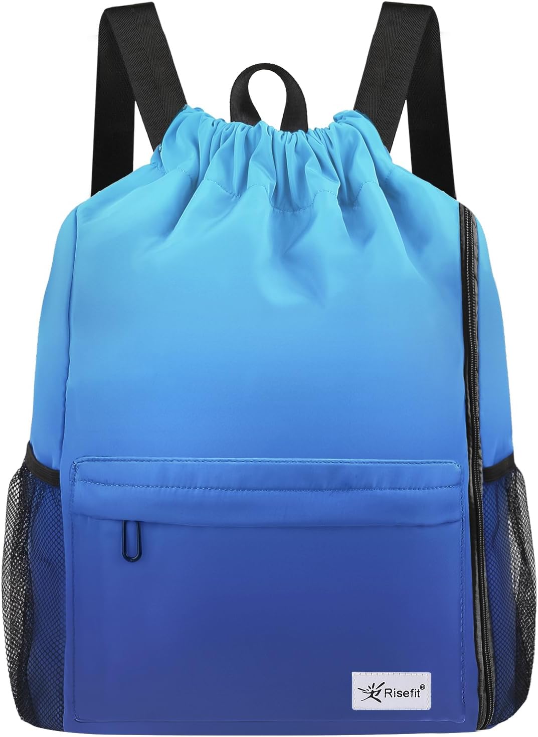 Risefit Waterproof Drawstring Bags String Backpack, Swim Bags PE Gym Bags Sports...