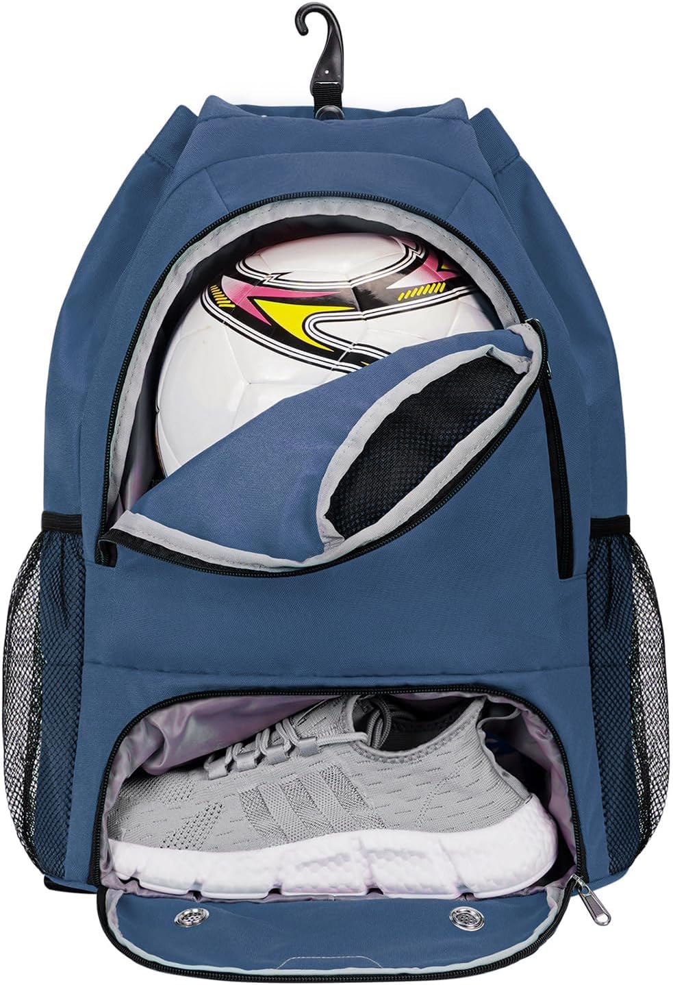 sportsnew Drawstring Football Bag Basketball Backpack String Swimming PE Bag wit...